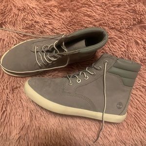 Grey size 6 Timberlands